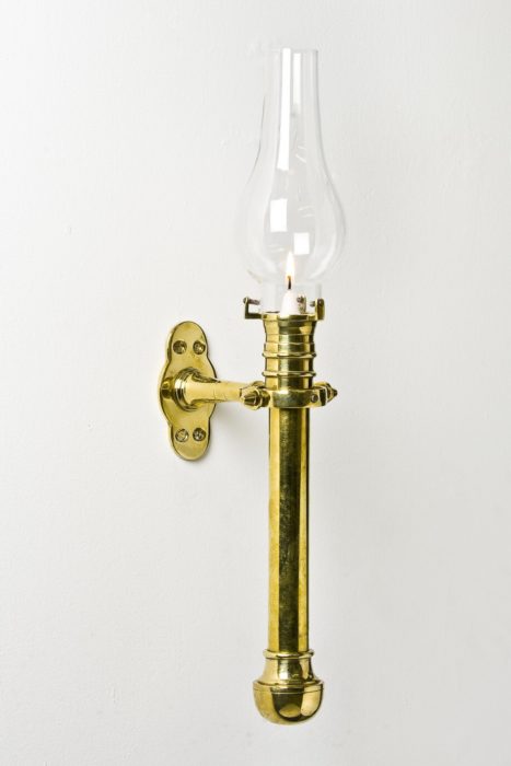 Gimballed Candlestick Lamp