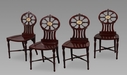 Gillows: Magnificent and Rare Set of Mahogany Hall Chairs c.1790