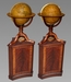 A Pair of George III 12 inch Terrestrial and Celestial Table Globes by Cary's