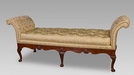 A Rare George II Walnut & Shell Carved Day-Bed