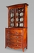 Fine George III Mahogany and Inlay Secretary Bookcase