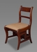 A Regency Metamorphic Walnut Side Chair / Library Steps