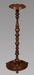 A Good William and Mary Walnut Tall Candlestand