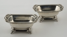 A Fine and Rare Pair of Chinese Export Silver Open Salts