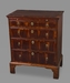 A Fine Scottish George II Pearwood Chest of Drawers of Small Proportions