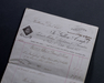Gillows Furniture and Furnishings Invoice, dated 1874
