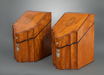 Pair of George III Satinwood and Inlay Knife Boxes