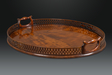 A Very Fine Oval Tray to a Chippendale Design of Excellent Quality