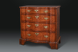 Fine and Rare Diminutive George I Burr Elm Chest of Drawers