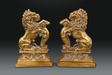 Pair of Large and Impressive Rampant Lion Doorstops