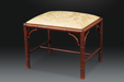 George III Chinese Chippendale Stool, c. 1780