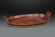 Good Oval Brass Bound Tea Tray Circa 1790-1800