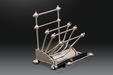 A Silver Plated Letter Rack by Hukin & Heath